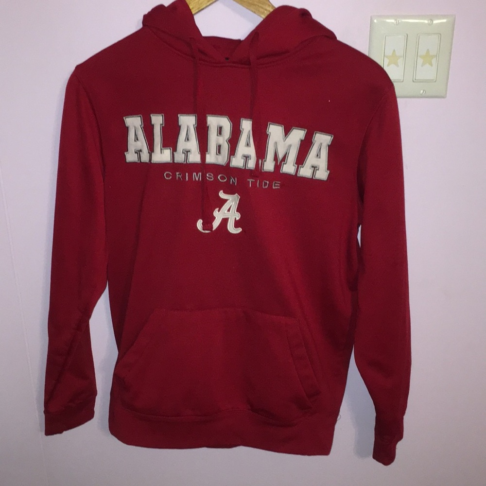 Red Alabama Dry Fit Hooded Sweatshirt